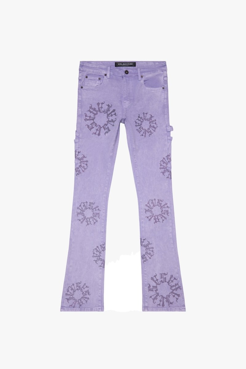 "RINGER" KIDS STACKED FLARE "PLUM PURPLE" - Valabasas