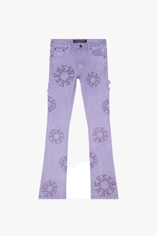 "RINGER" KIDS STACKED FLARE "PLUM PURPLE" - Valabasas