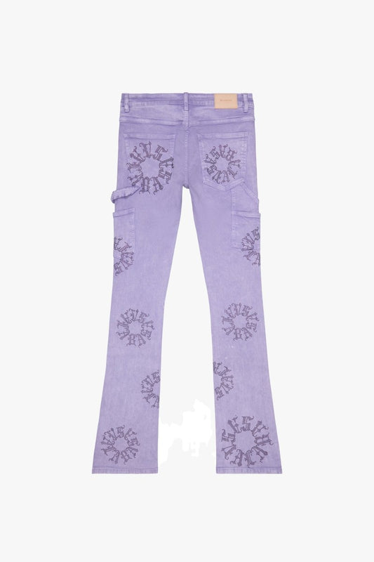 "RINGER" KIDS STACKED FLARE "PLUM PURPLE" - Valabasas
