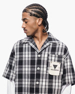 Rip Layered Flannel Black