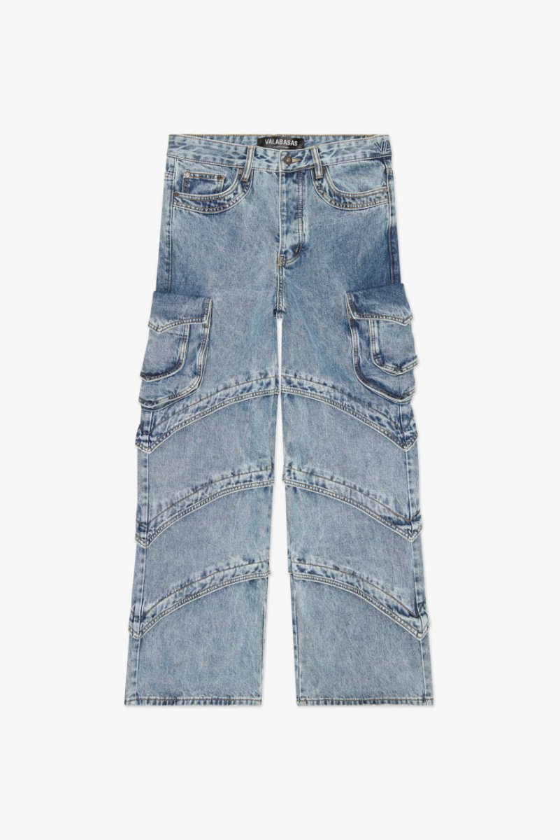 Rivet Baggy Blue Washed - Valabasas