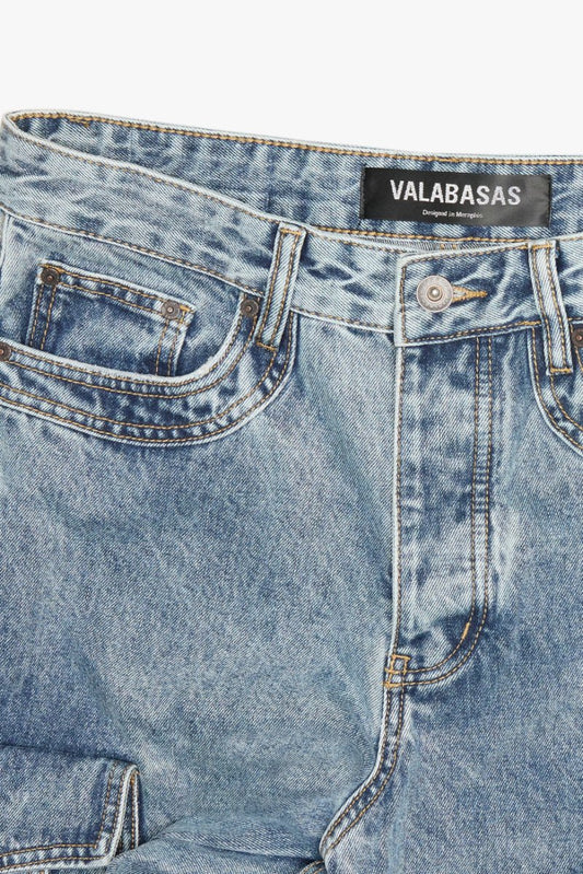 Rivet Baggy Blue Washed - Valabasas