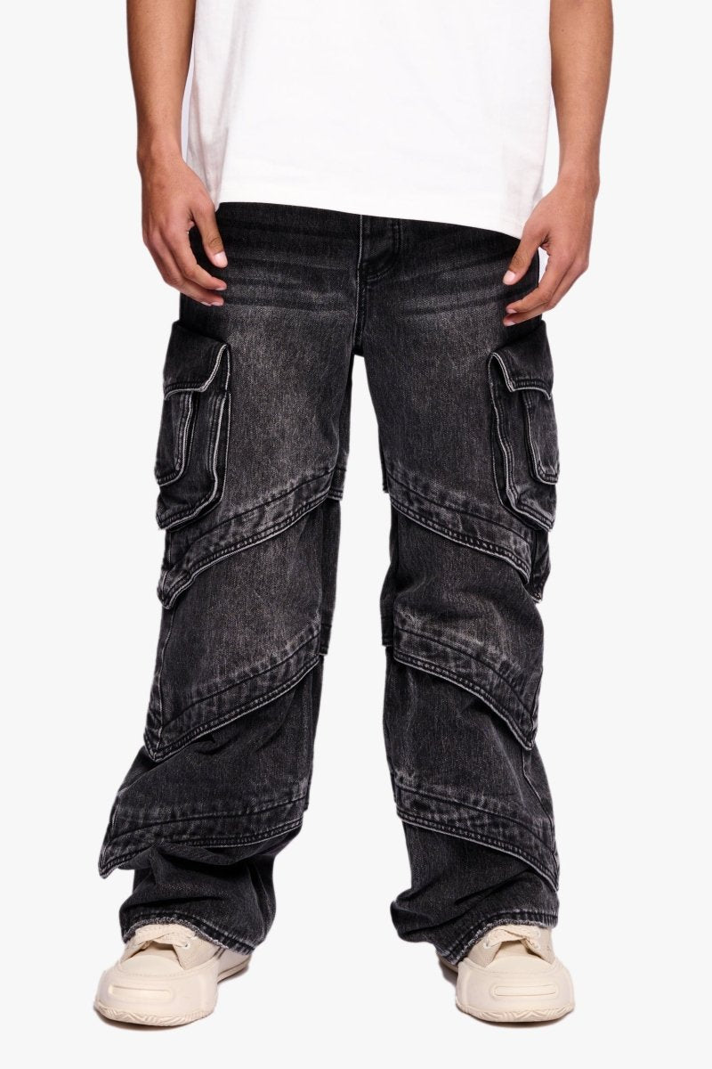 Gozai Black Waxed Baggy – Valabasas