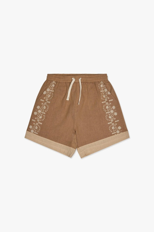 Rome Shorts Brown - Valabasas