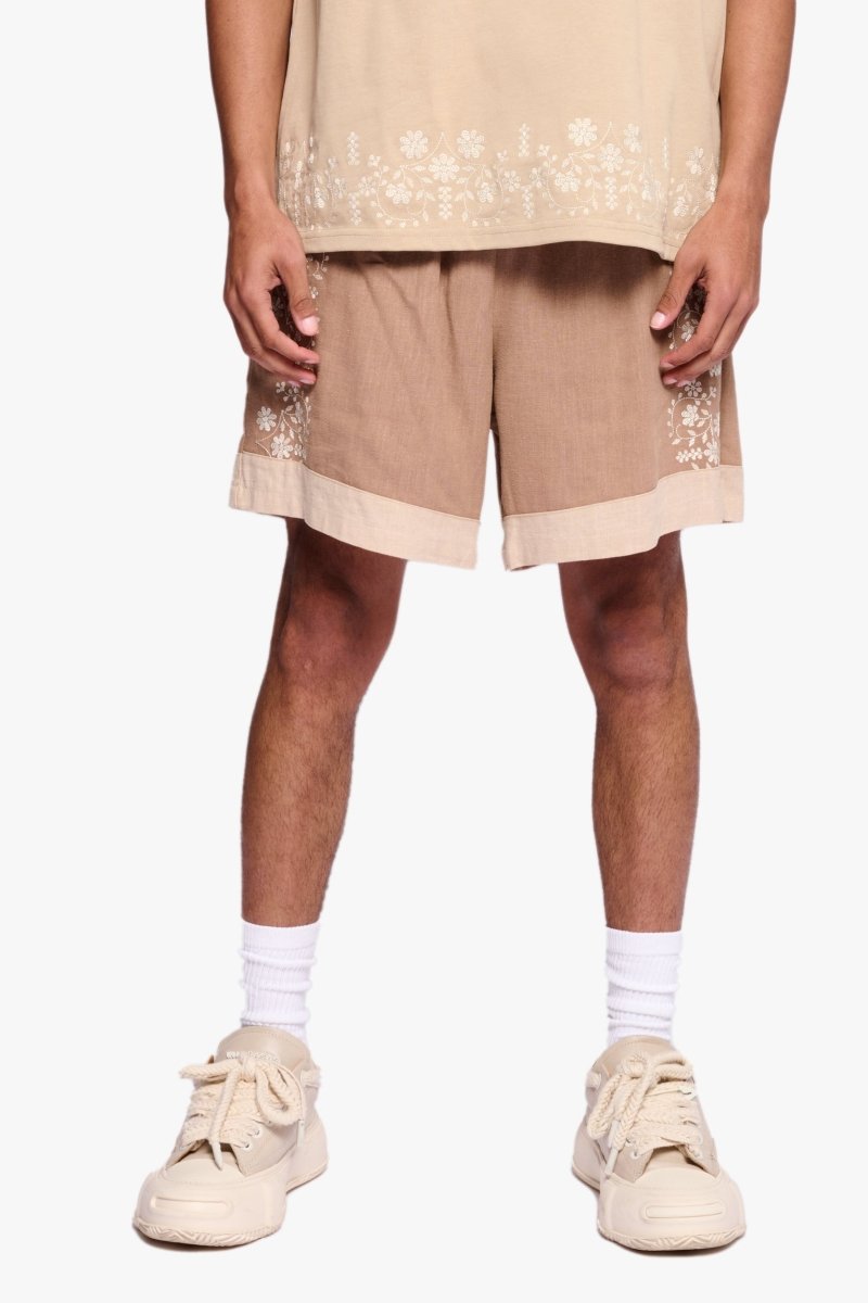 Rome Shorts Brown - Valabasas