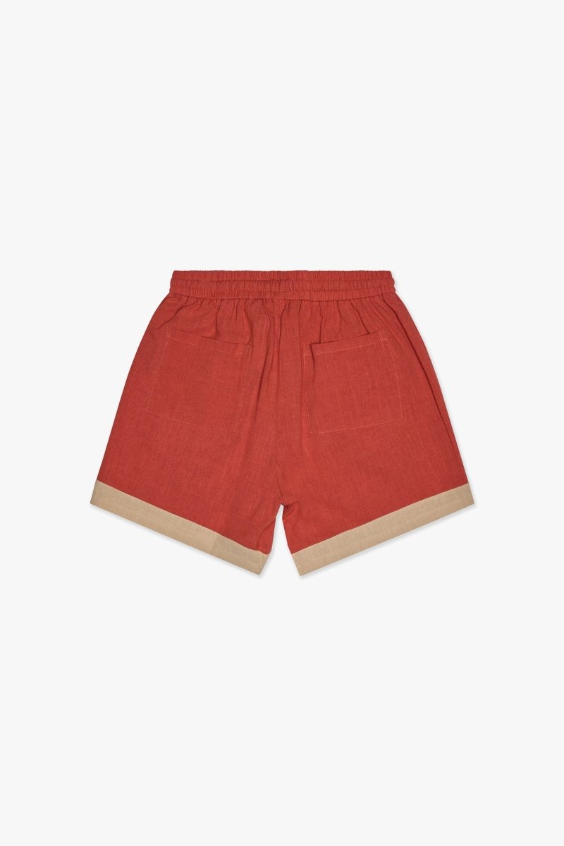 Rome Shorts Red - Valabasas