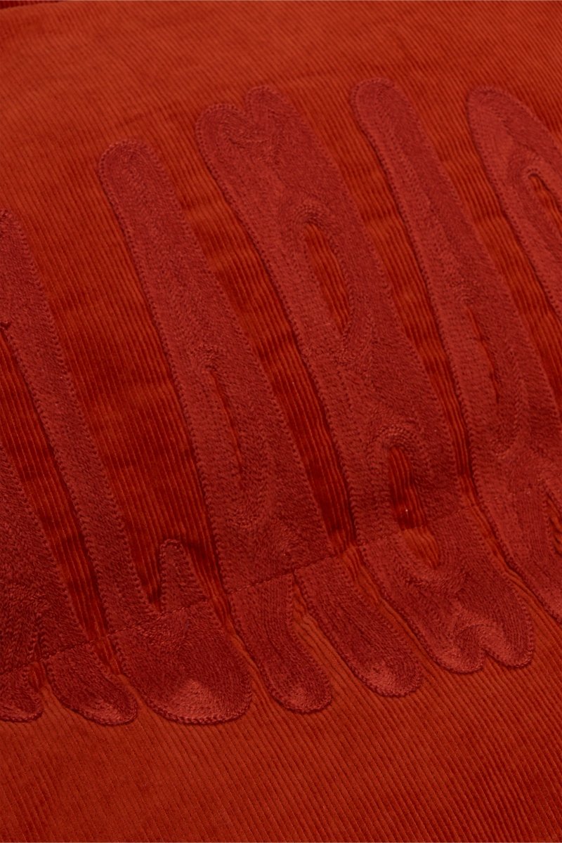 "ROOK" CORDUROY PUFFER VEST TANGERINE