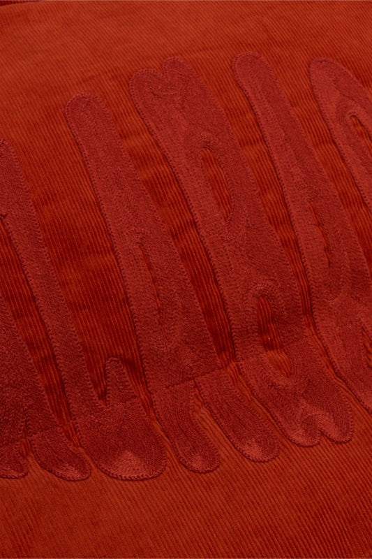 "ROOK" CORDUROY PUFFER VEST TANGERINE - Valabasas