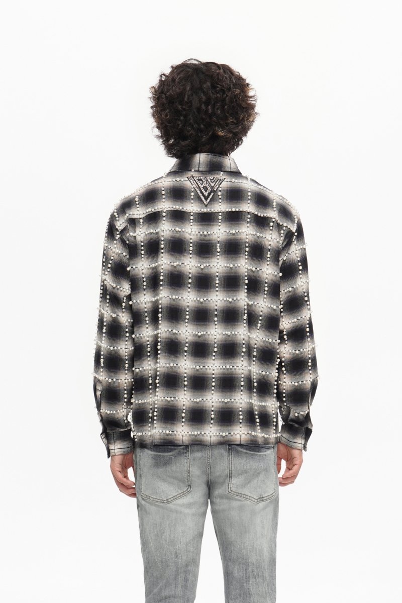 Routine Black Button Down - Valabasas