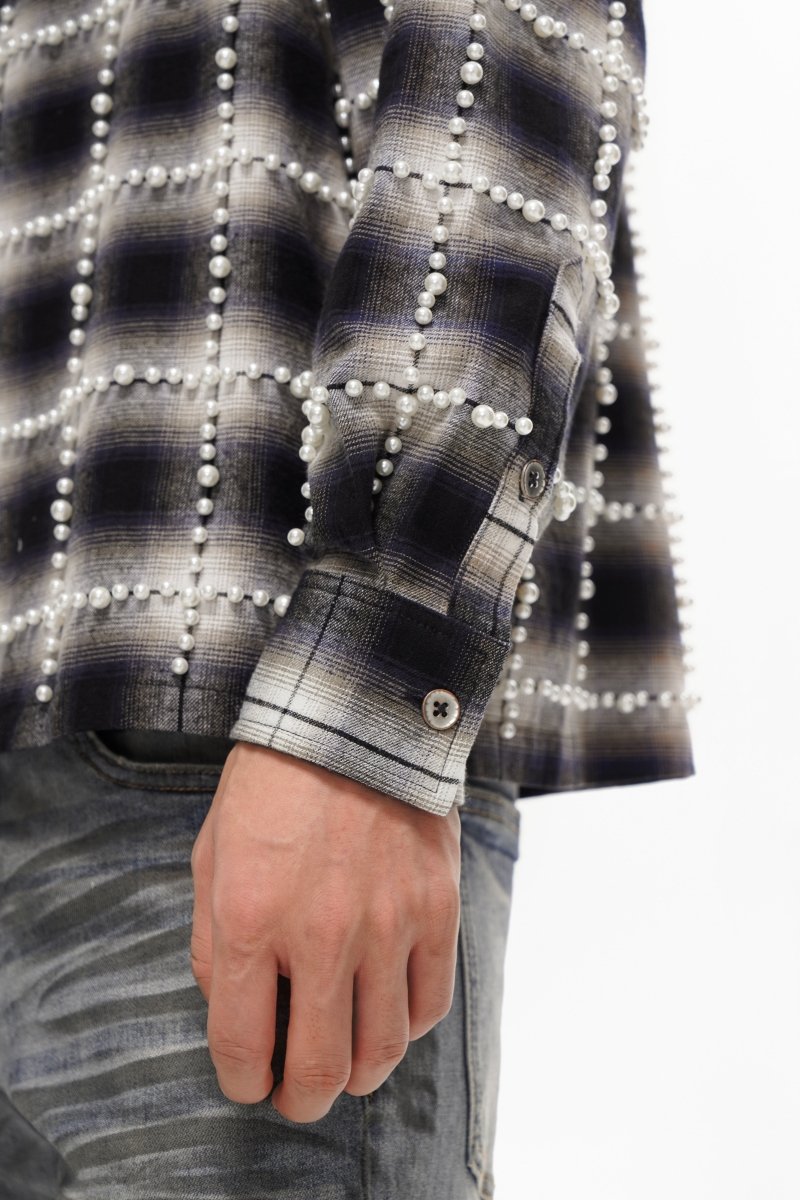 Routine Black Button Down - Valabasas