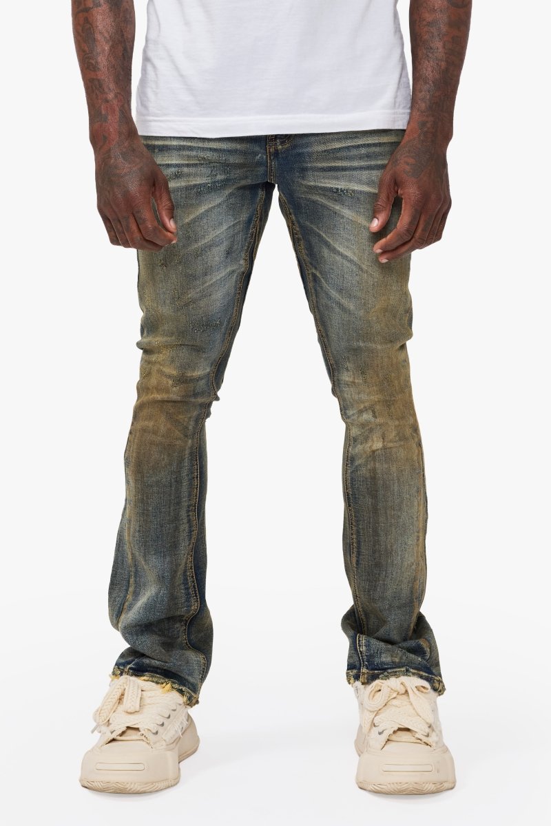 Rugged Vintage Blue Stacked - Valabasas