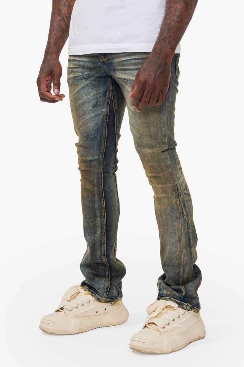 Rugged Vintage Blue Stacked - Valabasas