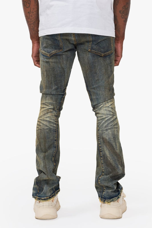 Rugged Vintage Blue Stacked - Valabasas