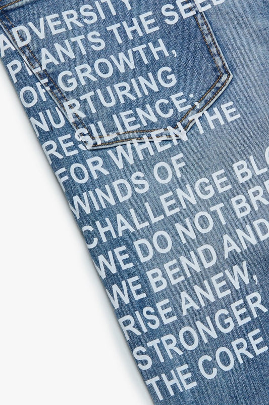 "RYZE"STRAIGHT JEAN LT BLUE - Valabasas