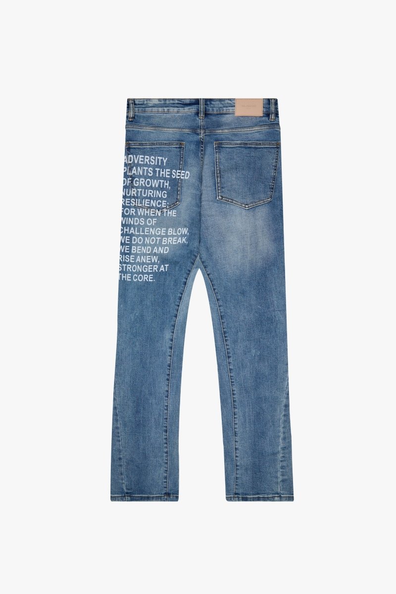 "RYZE"STRAIGHT JEAN LT BLUE - Valabasas