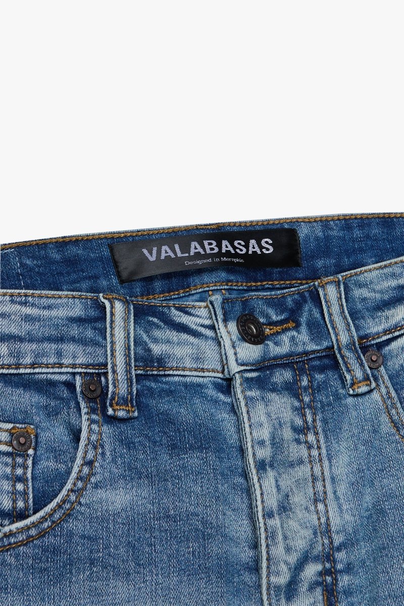 "RYZE"STRAIGHT JEAN LT BLUE - Valabasas