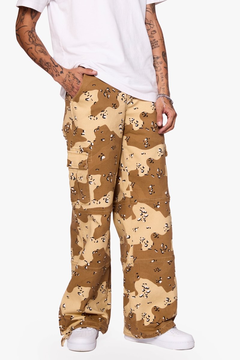 "SAFARI" BAGGY DENIM JEAN DESERT STORM - Valabasas
