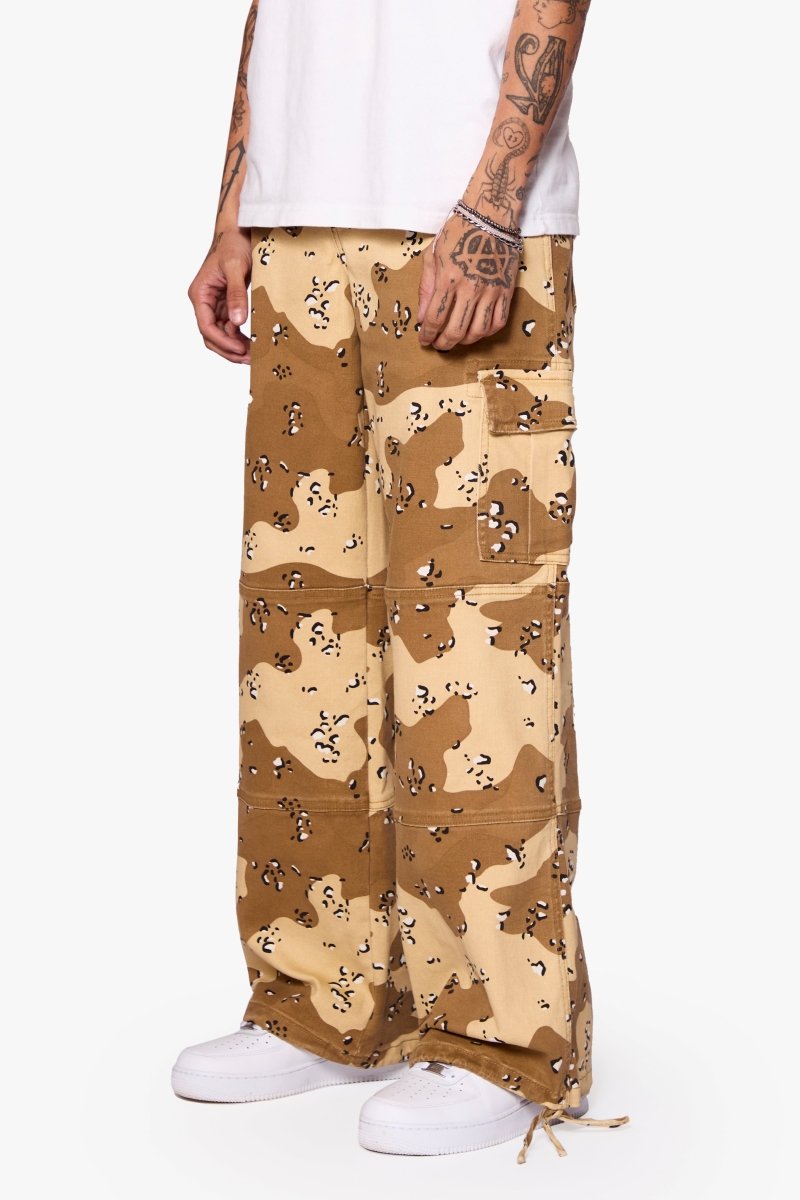 "SAFARI" BAGGY DENIM JEAN DESERT STORM - Valabasas