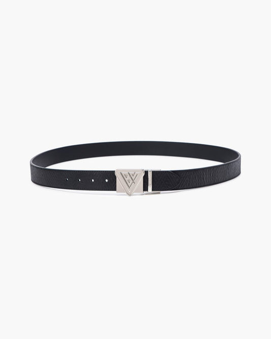 "SAIR" Black Leather Belt - Valabasas