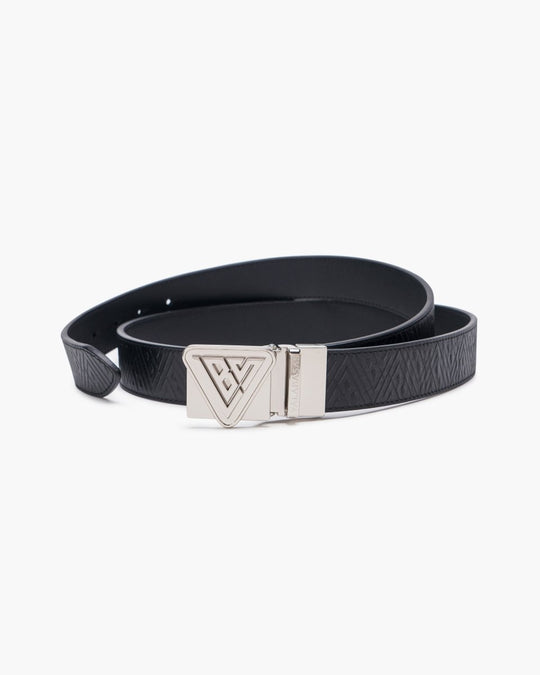 "SAIR" Black Leather Belt - Valabasas