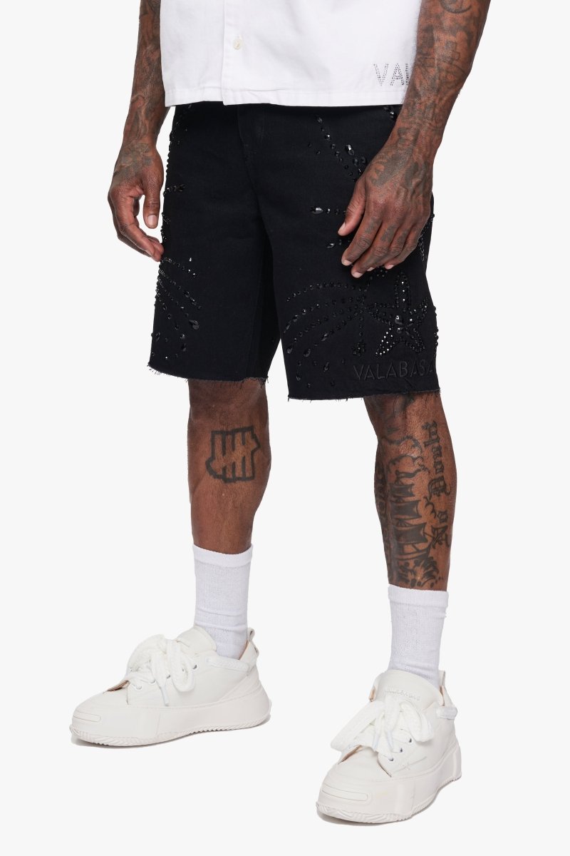 Samba Jet Black Jorts - Valabasas
