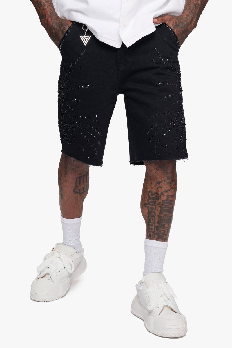 Samba Jet Black Jorts - Valabasas