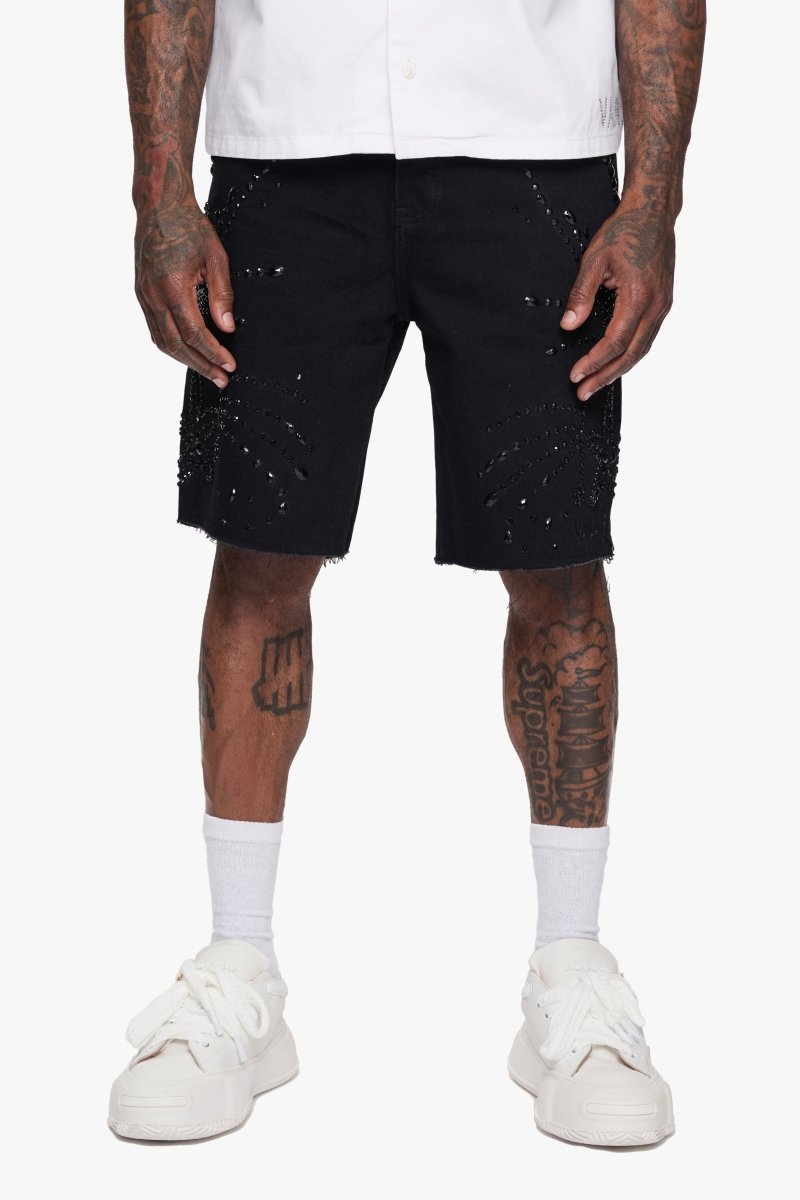 Samba Jet Black Jorts - Valabasas