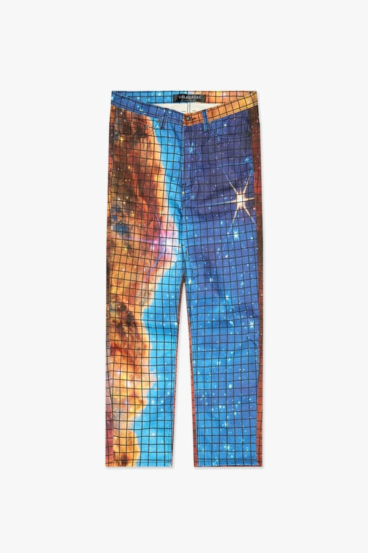 Saturn Straight Jean Orange Multi - Valabasas