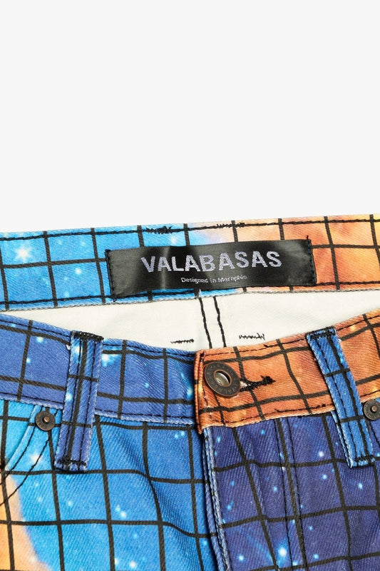 Saturn Straight Jean Orange Multi - Valabasas