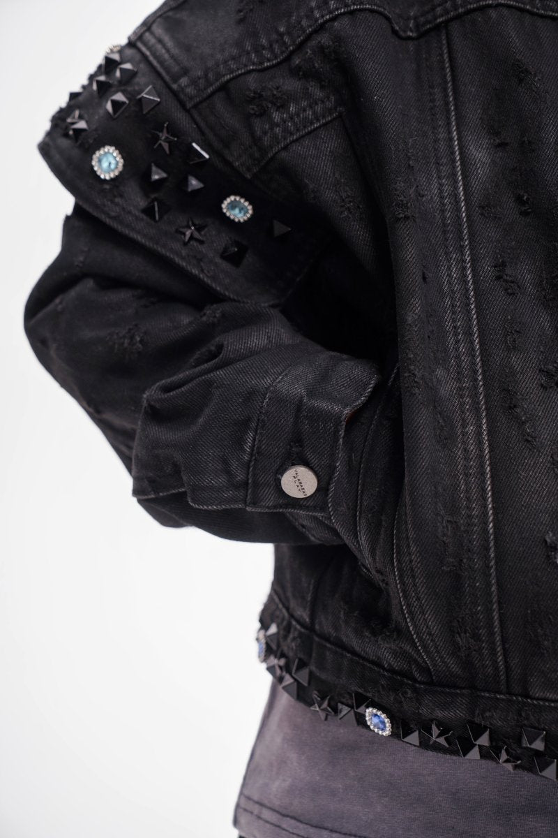 Scanvege Black Waxed Jacket Kids - Valabasas
