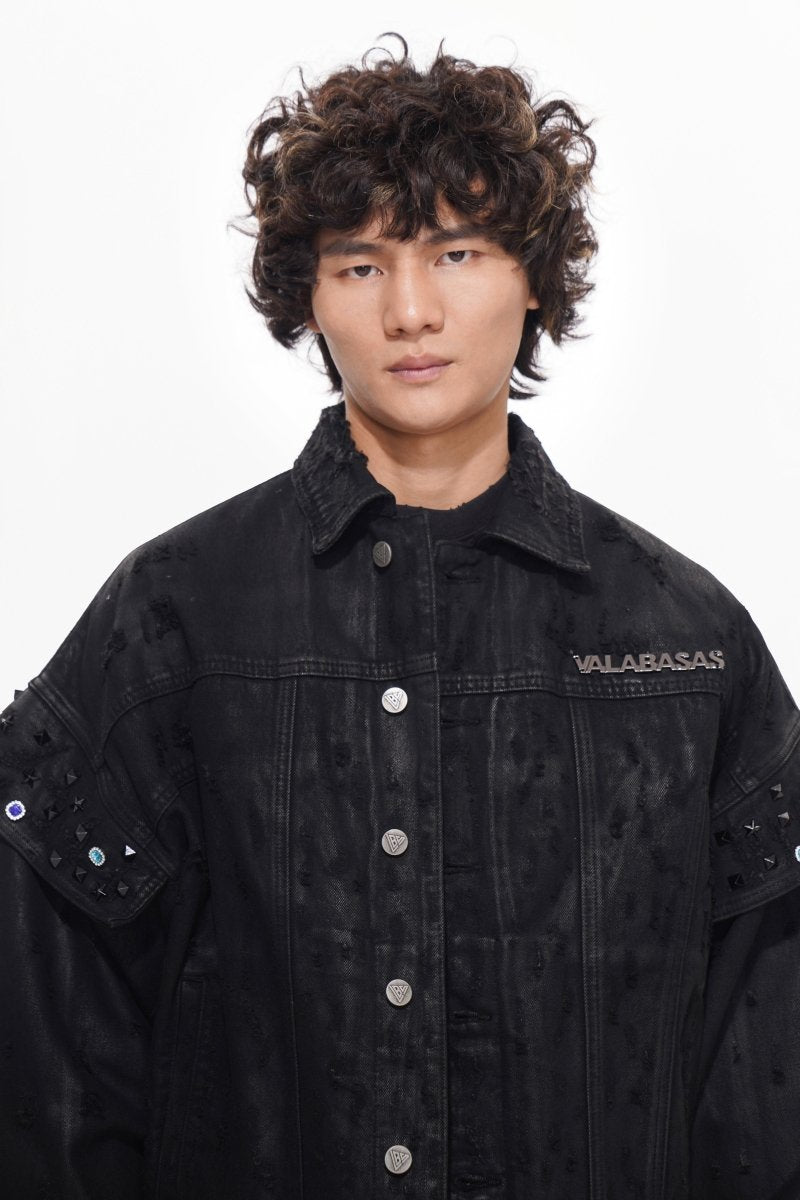 Scavenge Jacket Black Waxed - Valabasas