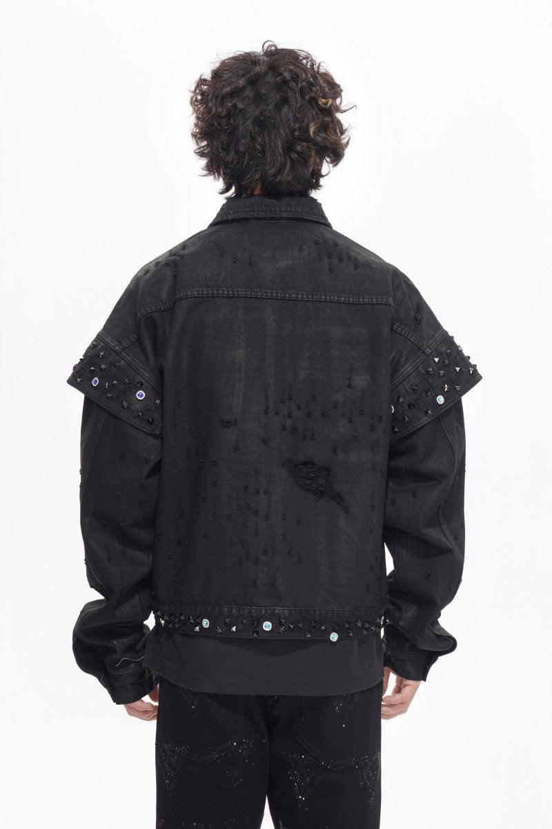 Scavenge Jacket Black Waxed - Valabasas