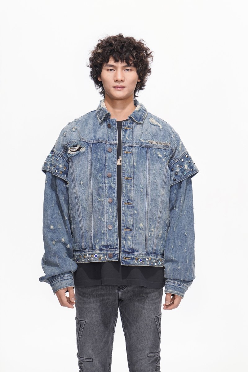Scavenge Jacket Blue Washed - Valabasas