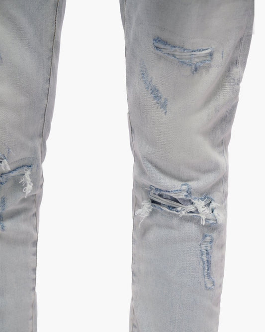 Scimitar Light Blue Wash Skinny Jeans - Valabasas