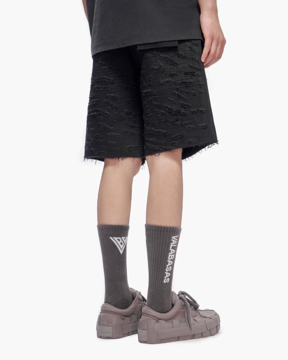 Scrape Shorts Jet Black - Valabasas