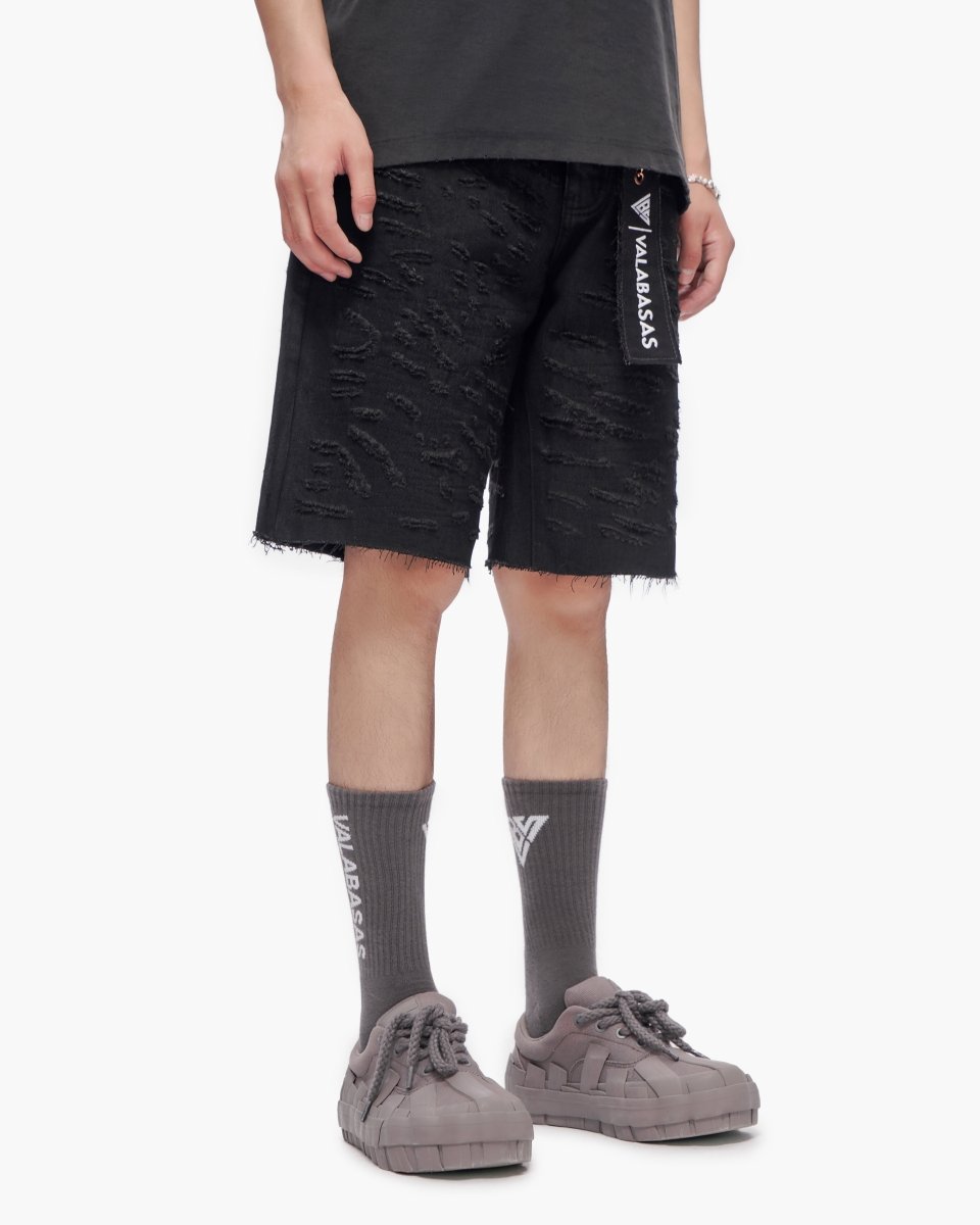Scrape Shorts Jet Black - Valabasas