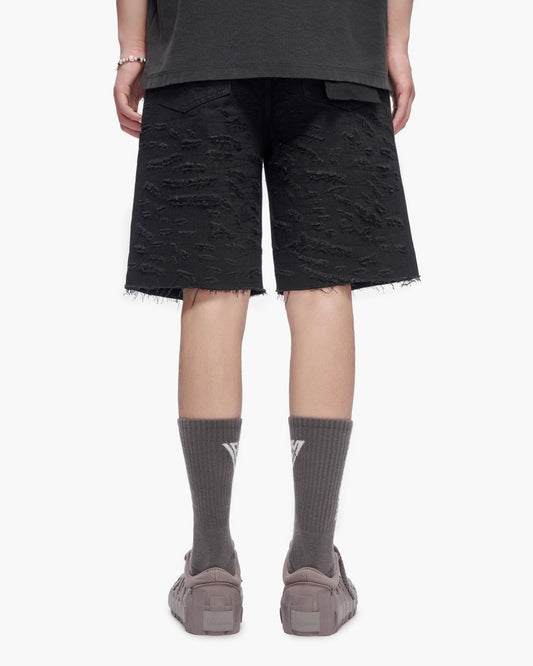 Scrape Shorts Jet Black - Valabasas