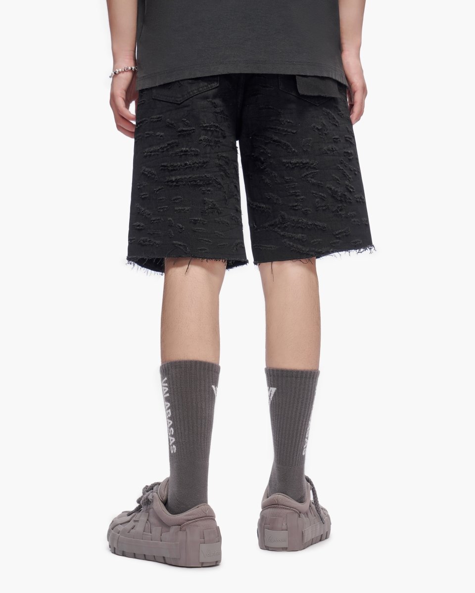 Scrape Shorts Jet Black - Valabasas
