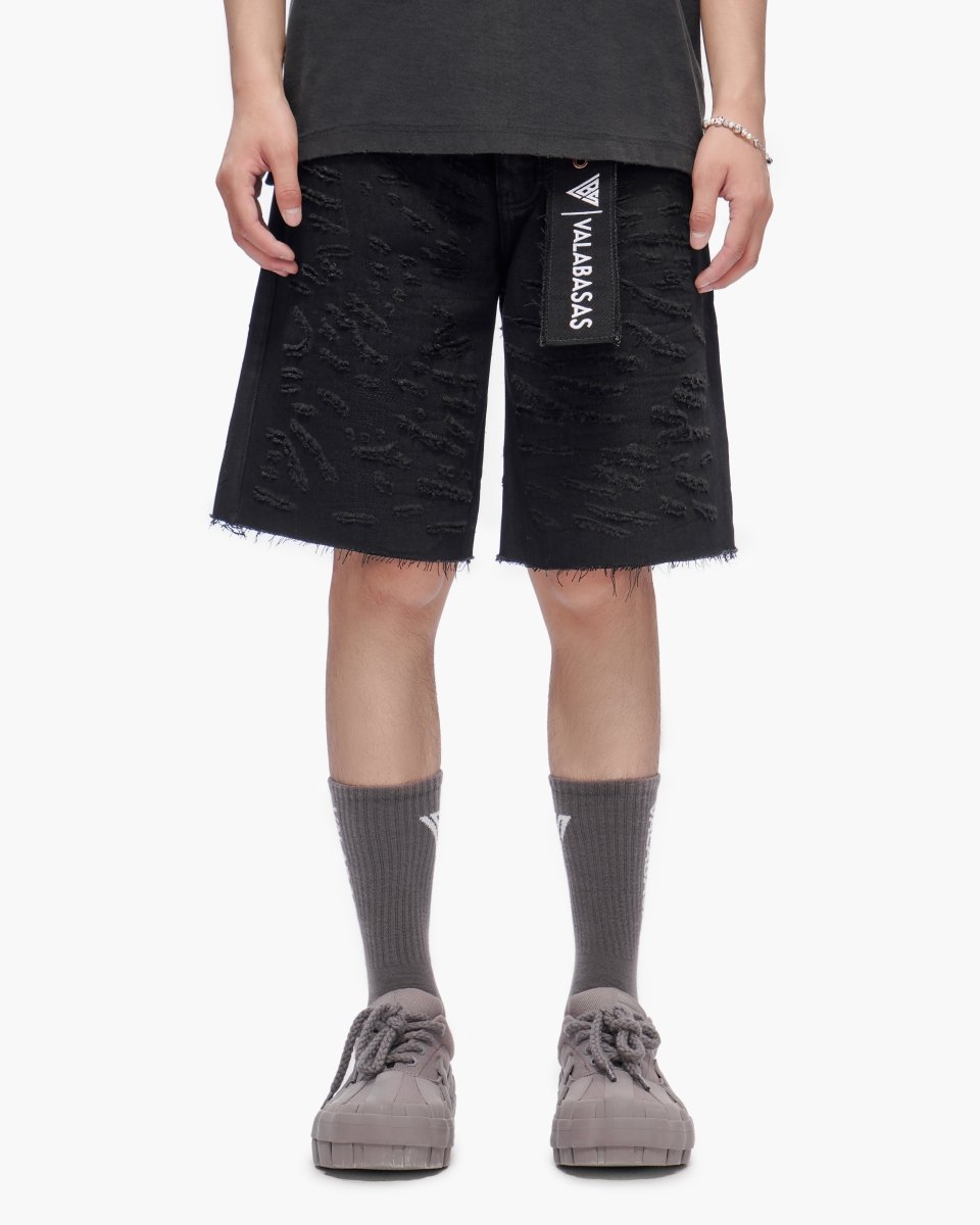 Scrape Shorts Jet Black - Valabasas
