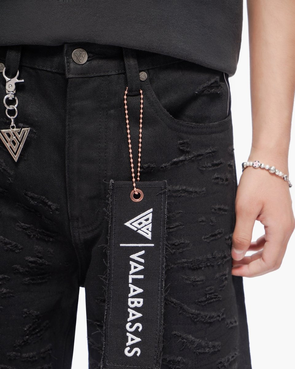 Scrape Shorts Jet Black - Valabasas