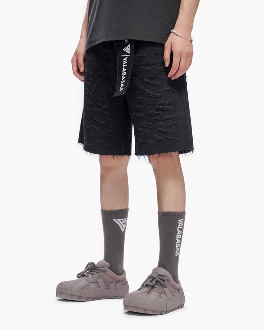 Scrape Shorts Jet Black - Valabasas