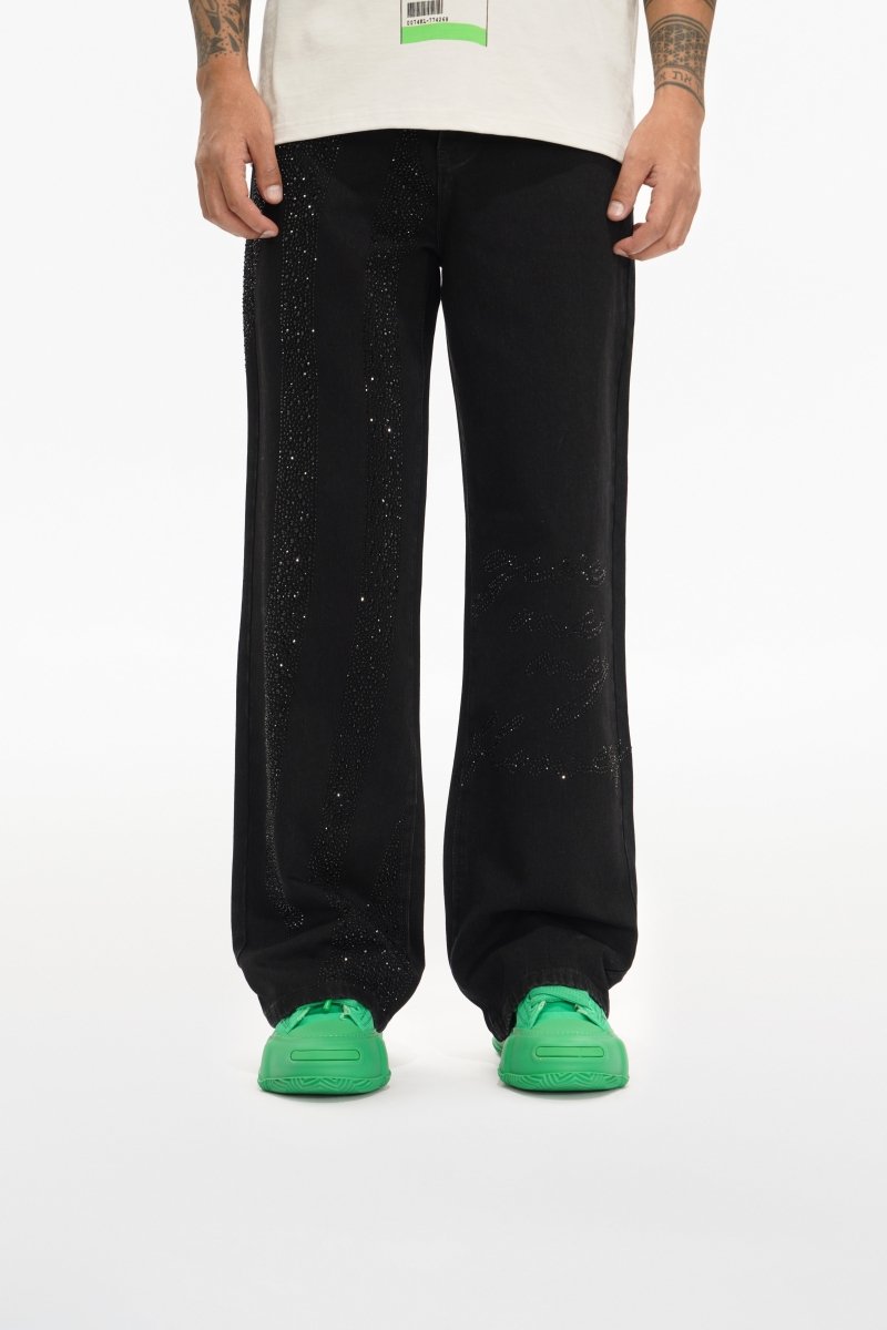 Scripted Black Baggy - Valabasas