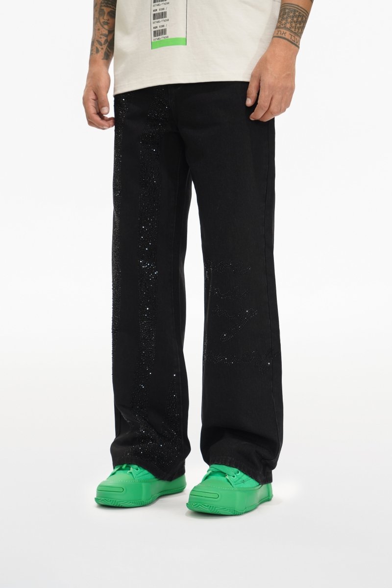 Scripted Black Baggy - Valabasas