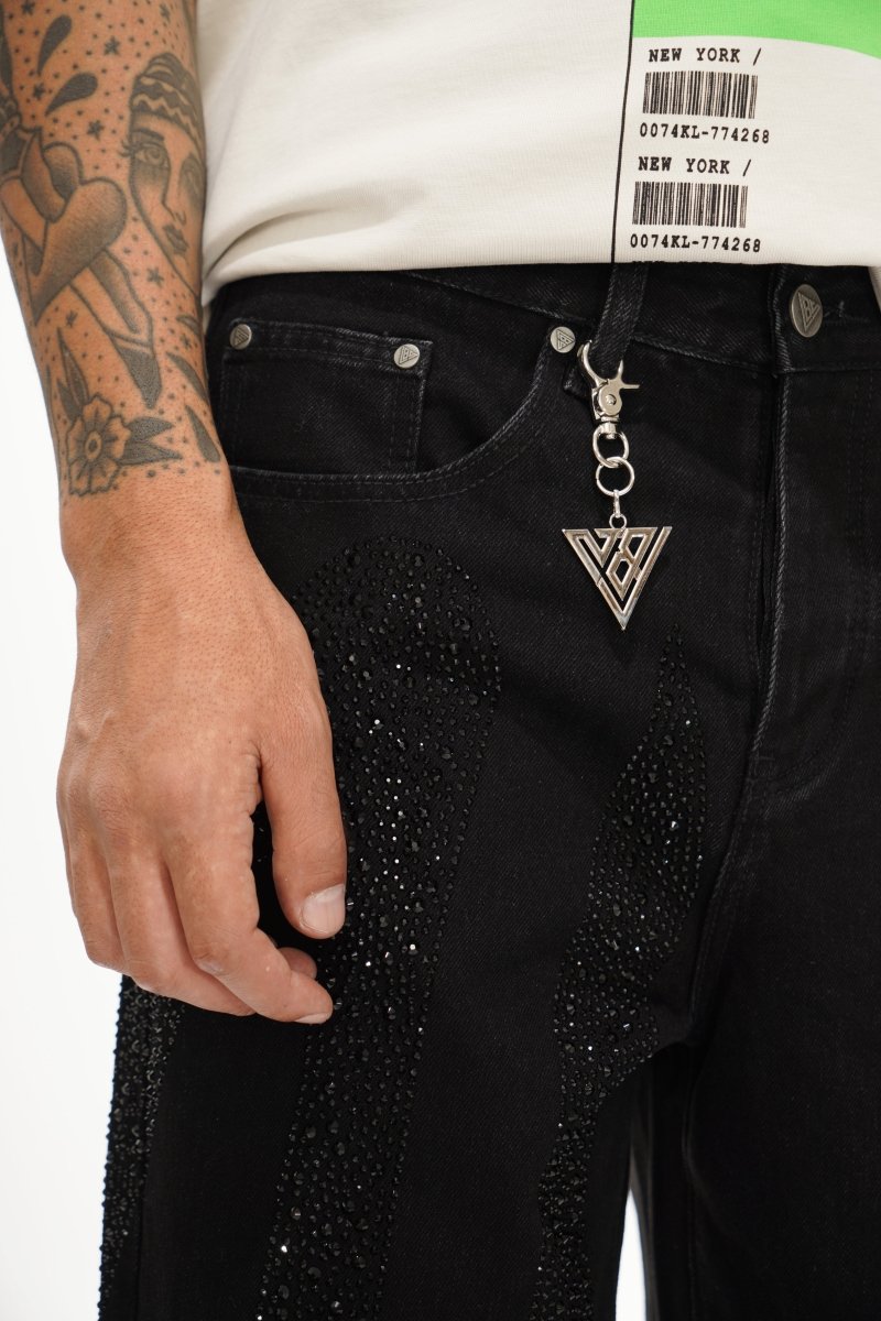 Scripted Black Baggy - Valabasas