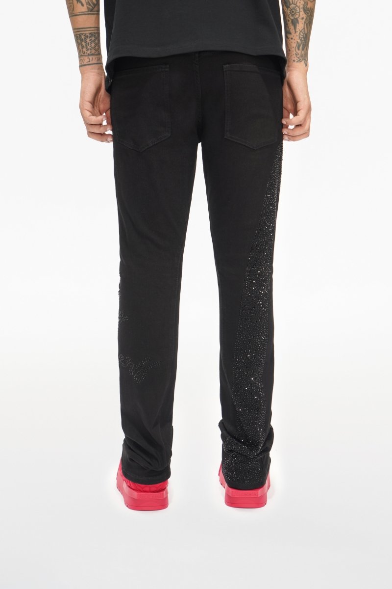 Scripted Black Stacked - Valabasas