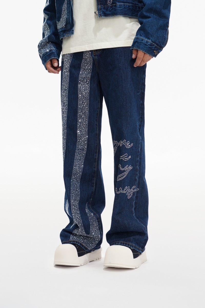 Scripted Blue E Scripted Denim Blue Baggy – Valabasas