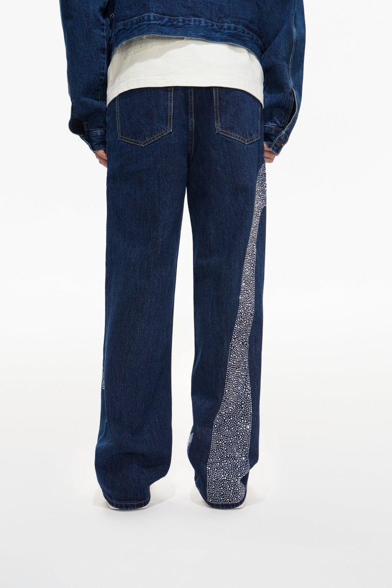 Scripted Blue E Scripted Denim Blue Baggy – Valabasas