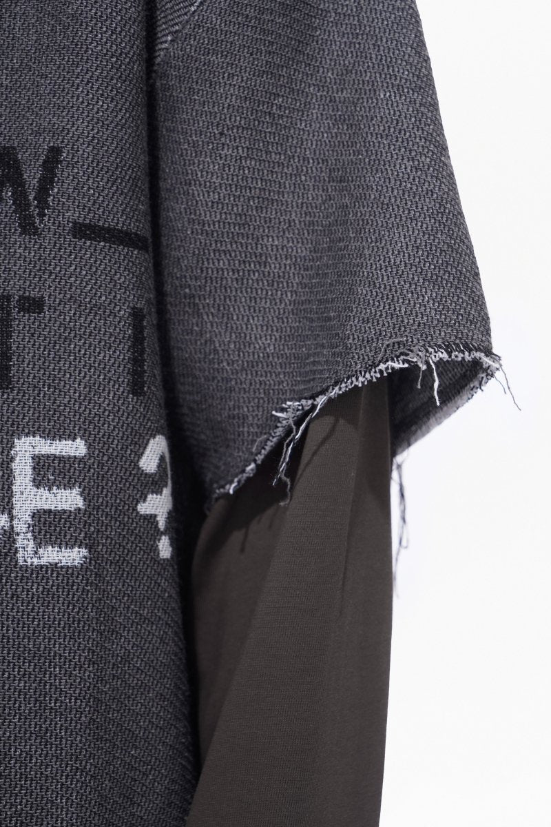 Scripted Layered Tee Grey - Valabasas