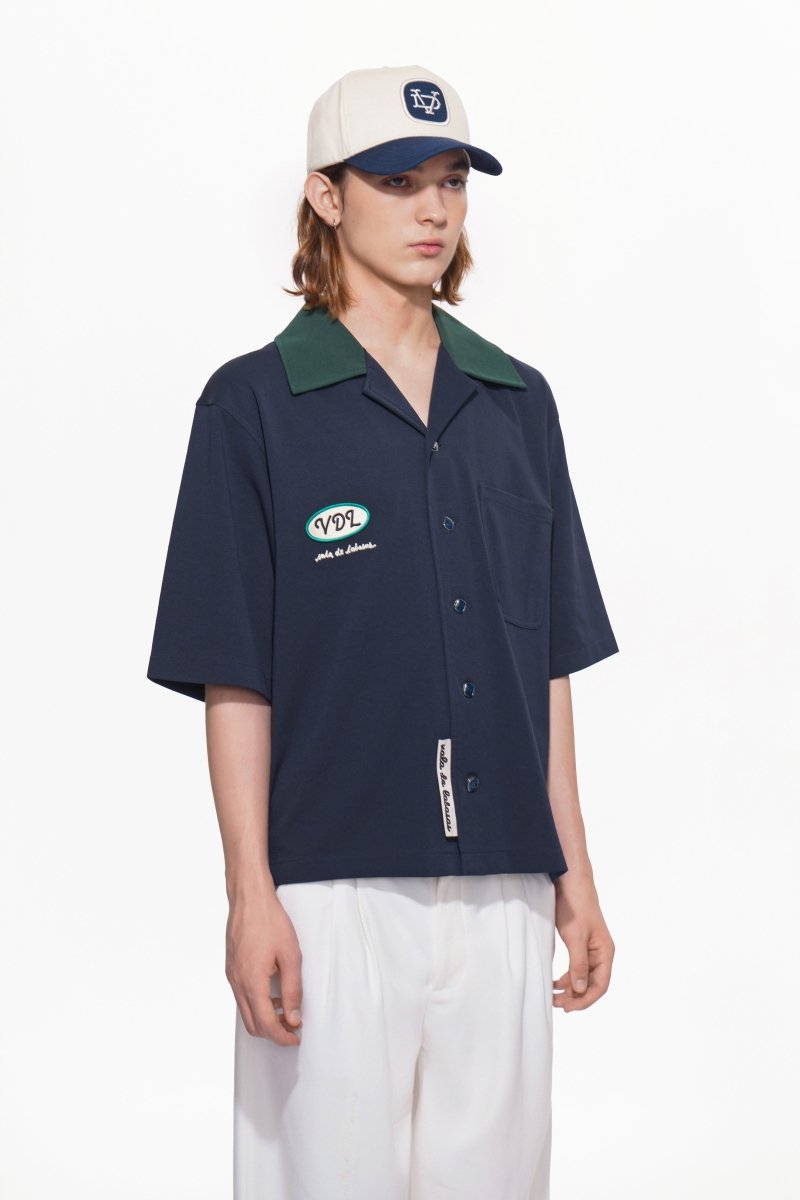 Scuro Button Down – Blue (Cotton Blend) - Valabasas