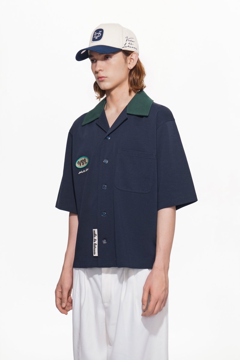 Scuro Button Down – Blue (Cotton Blend) - Valabasas